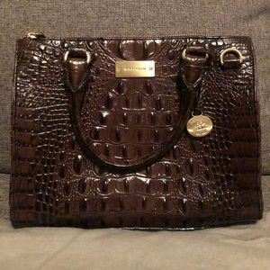 Brahmin Brown Leather Handbag